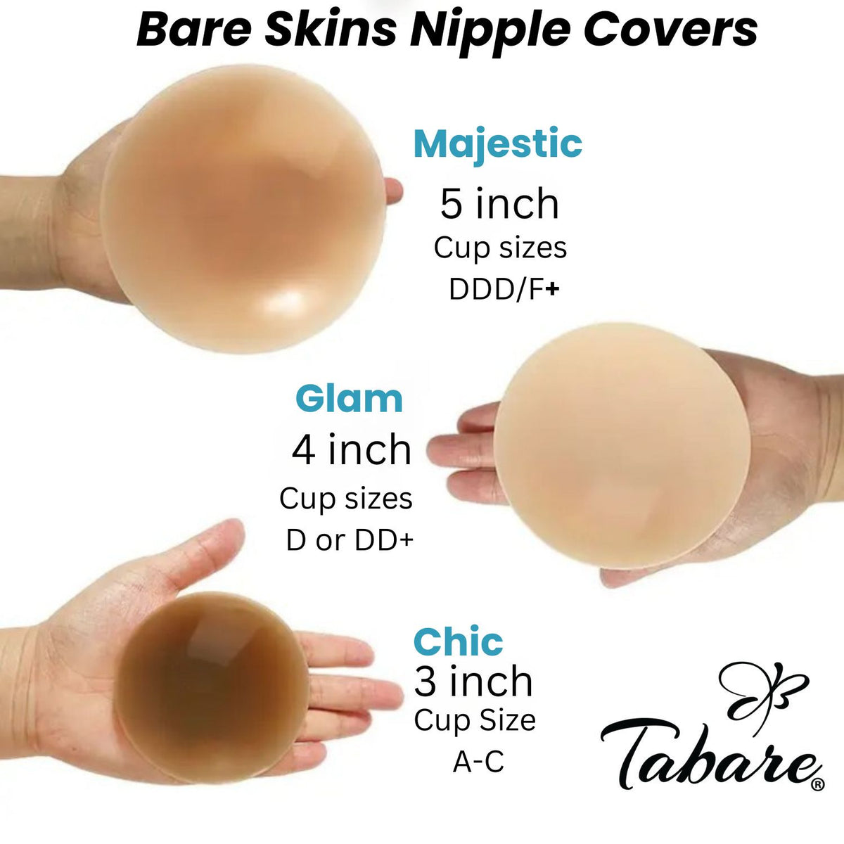 Bare Skins™ Adhesive Silicone Nipple Covers