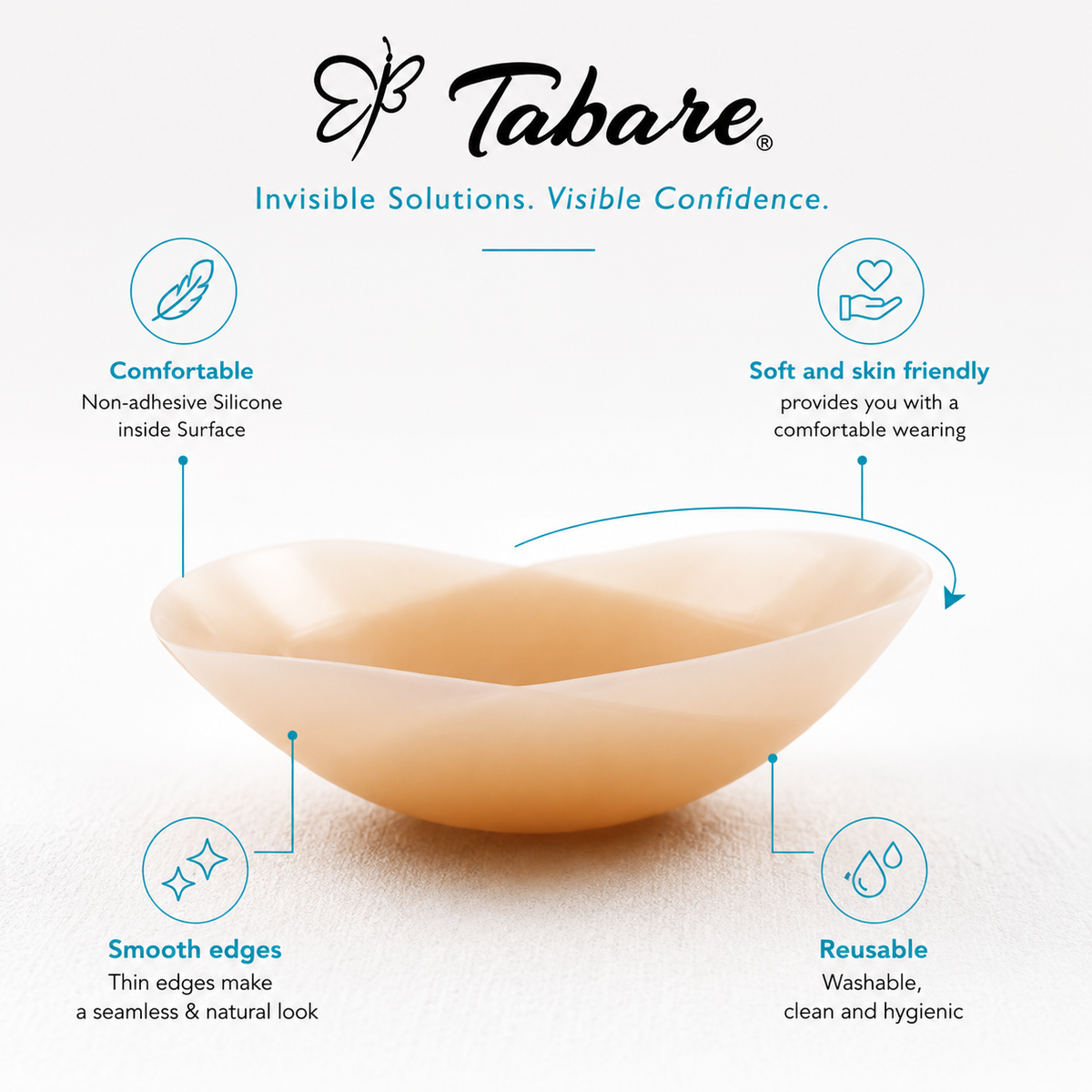 Bare Skins™ Non-Adhesive Silicone Nipple Covers