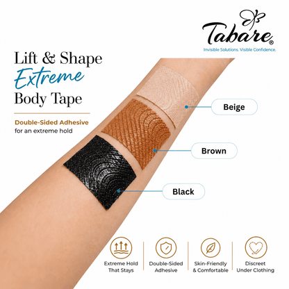 Tabare Lift & Shape Extreme Body Tape Colors
