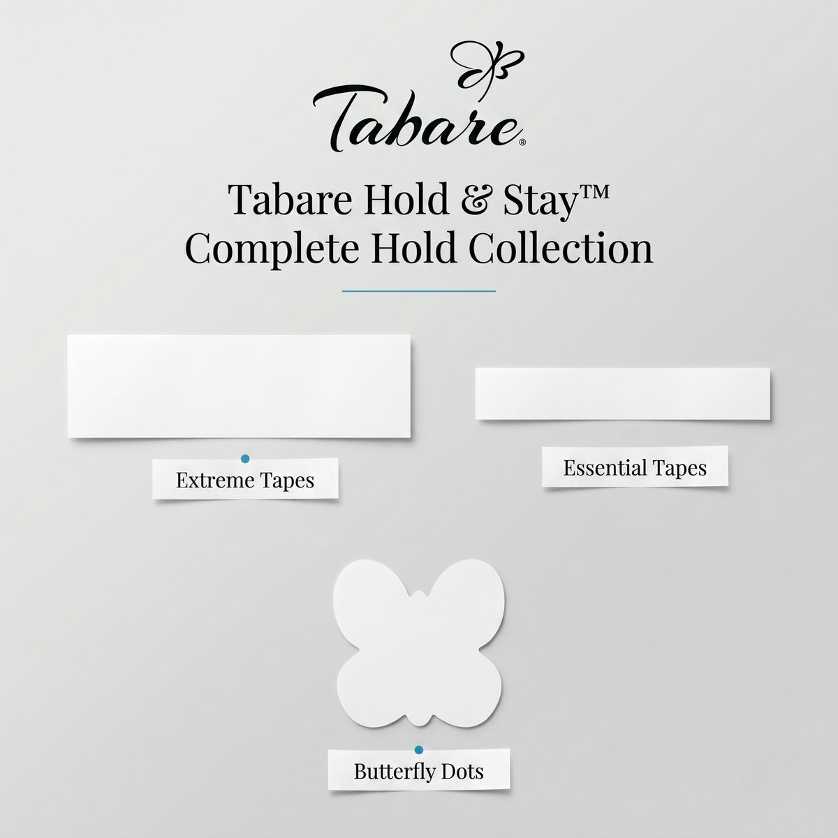 Hold & Stay™ Essential Invisible Clothing and Skin Tapes