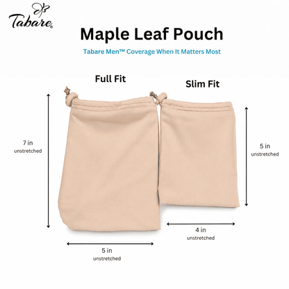 Tabare Maple Leaf Modesty Pouch Measurements