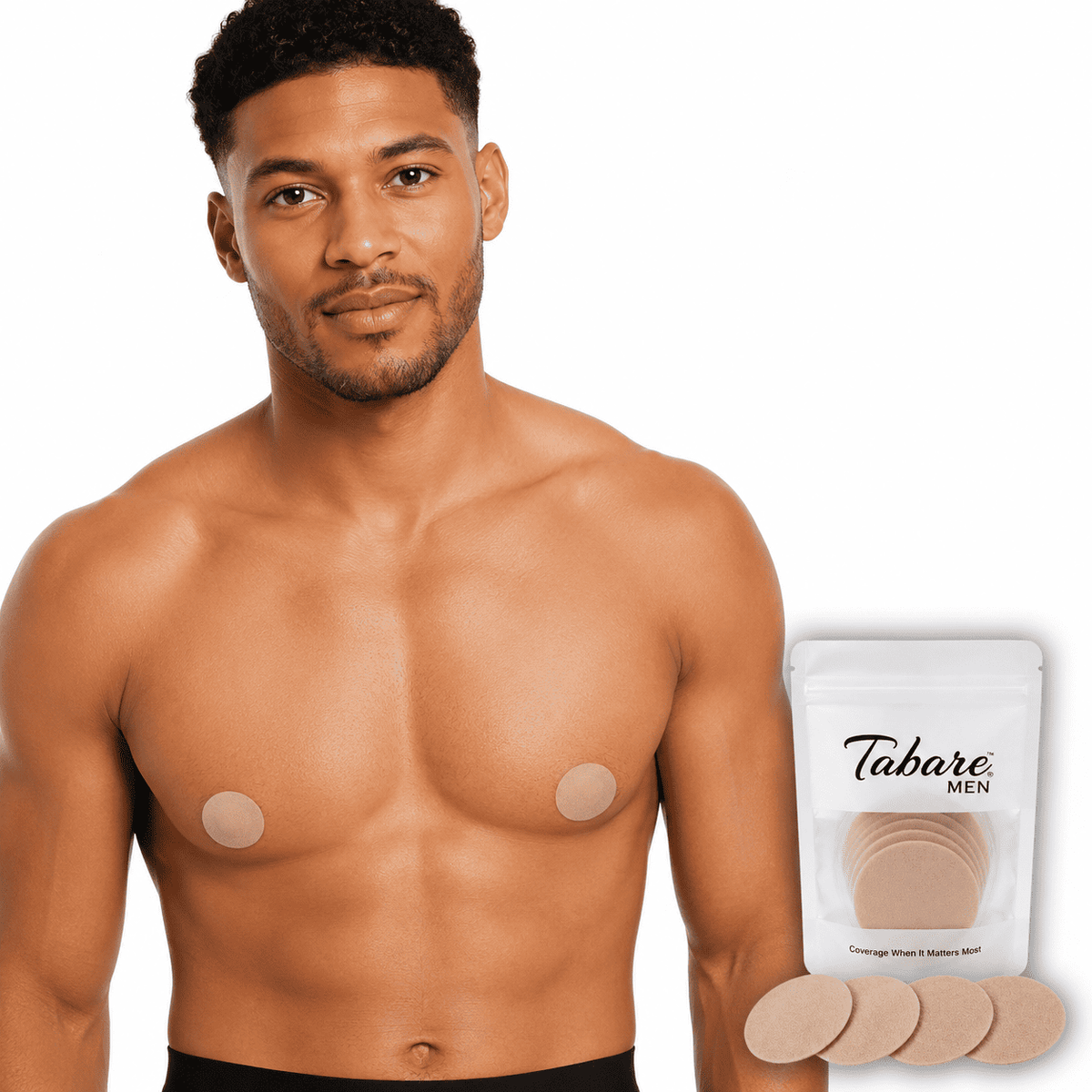 Tabare Men Comfort Reusable Fabric Nipple Protectors
