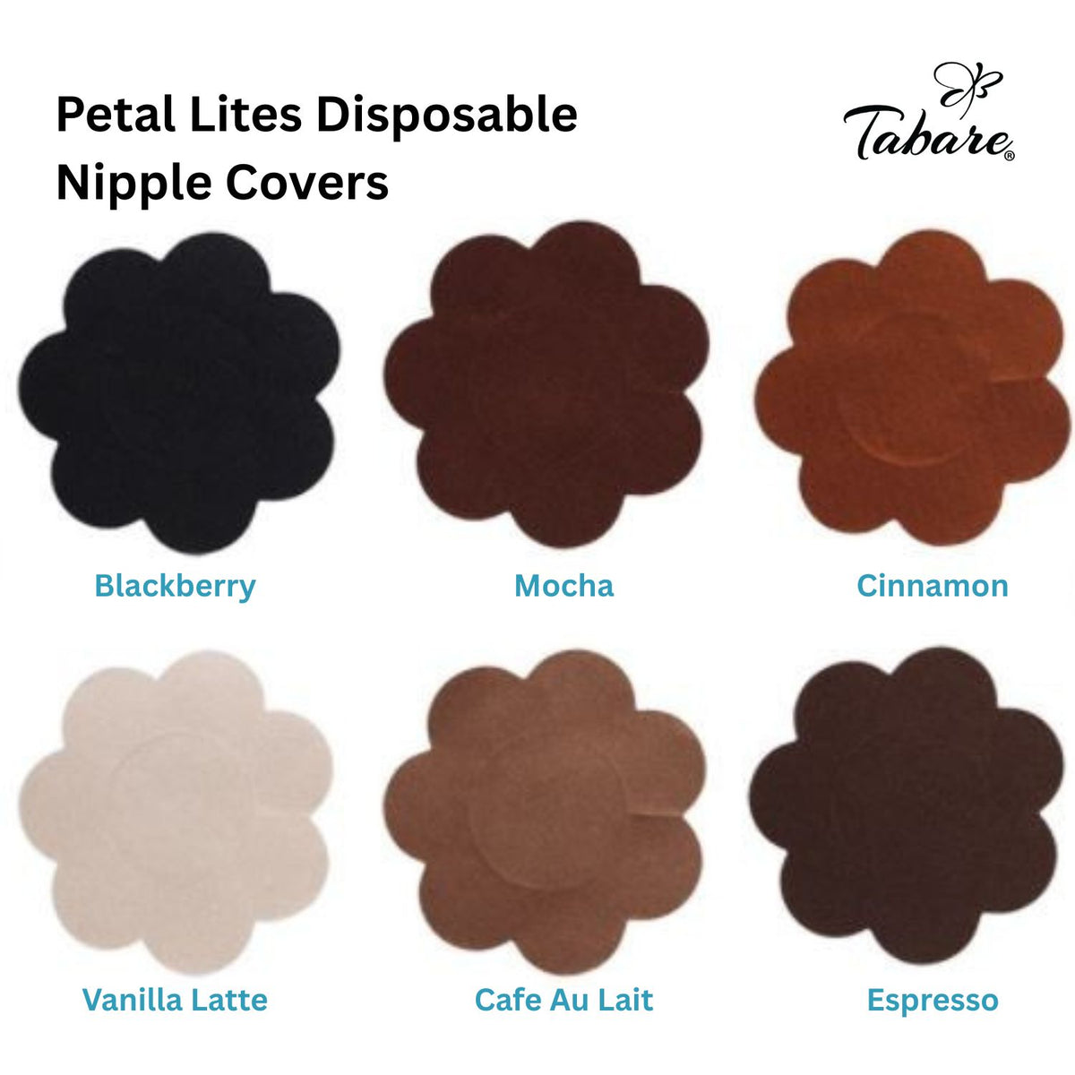 Petal Lites Disposable Satin Nipple Covers