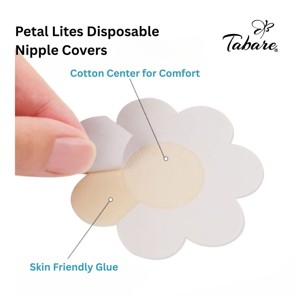 Petal Lites Disposable Satin Nipple Covers